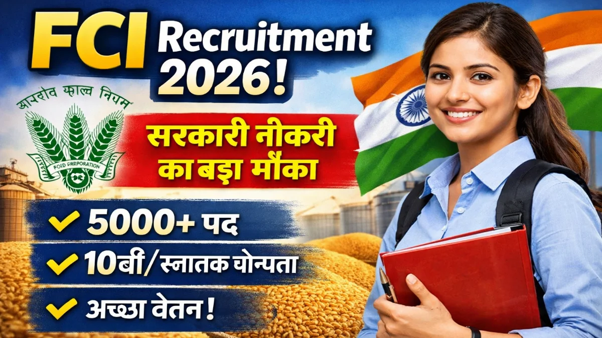 FCI New Recruitment 2026