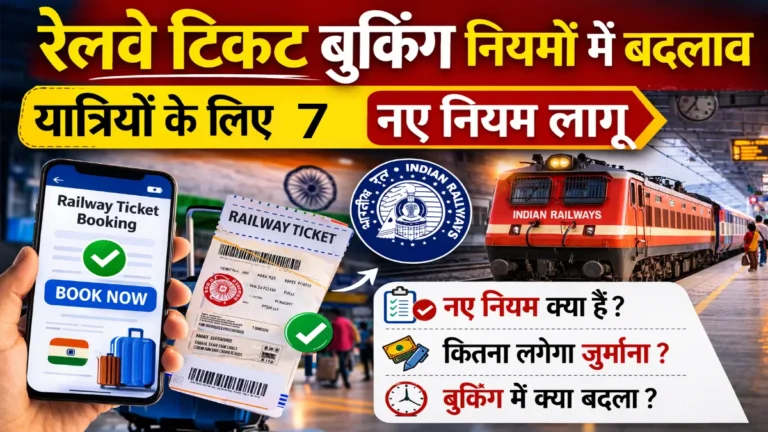 IRCTC New Ticket Rule 2026